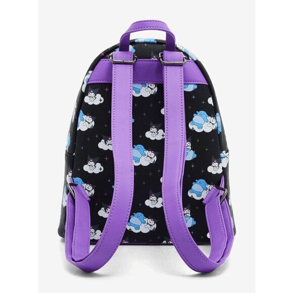 Loungefly Kuromi & Baku Clouds AOP Mini Backpack